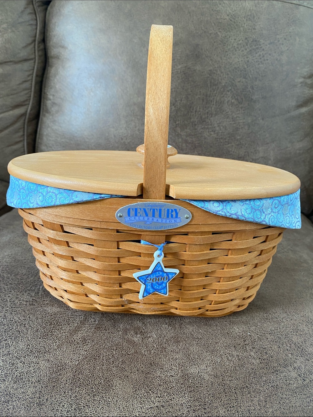 Longaberger 2000 Collector’s Club Century Celebration Basket 🧺